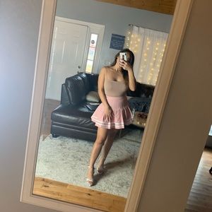 Blush Skater Skirt